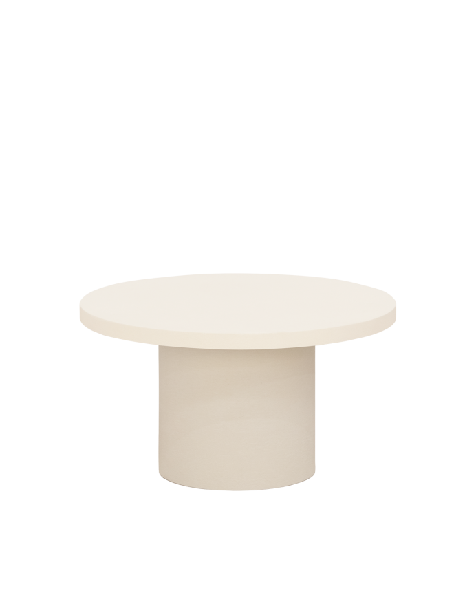 KENZZY TABLE KENZZY OVAL COFFEE TABLE OFF-WHITE 