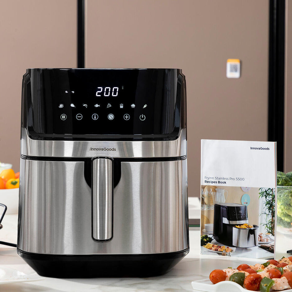 Freidora de Aire Fryinn Pro 5500 Negro 1700 W 5,5 L Acero Inoxidable